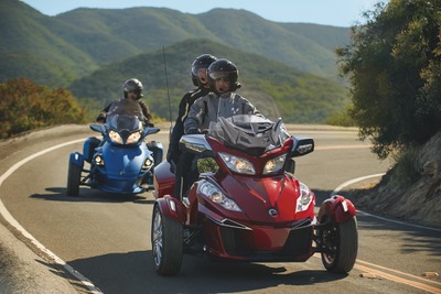 【Can-Am Spider RT 試乗】ラグジュアリーな旅仕様も熱い走りは健在…青木タカオ 画像