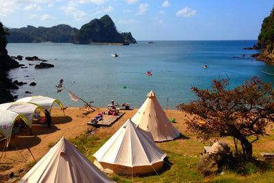 無人島でキャンプしながら映画を楽しむイベント　10月3・4日 画像