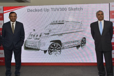 インドのマヒンドラ、小型SUV「TUV300」投入で市場拡大めざす 画像