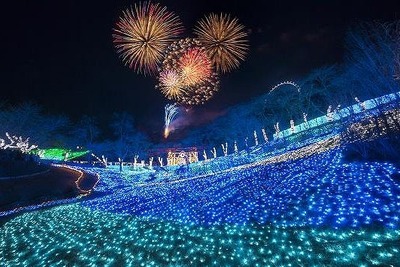 大晦日、花火と500万球イルミでカウントダウン…「さがみ湖イルミリオン」 画像