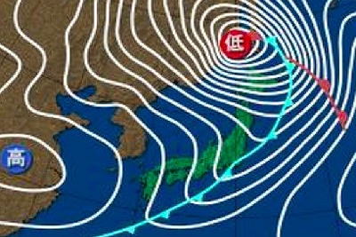 ウェザーニューズ、10月1日、2日の爆弾低気圧による「交通への影響予測」を配信 画像