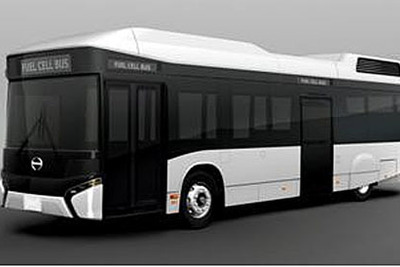 【東京モーターショー15】日野、燃料電池バスのコンセプトモデルを世界初公開 画像