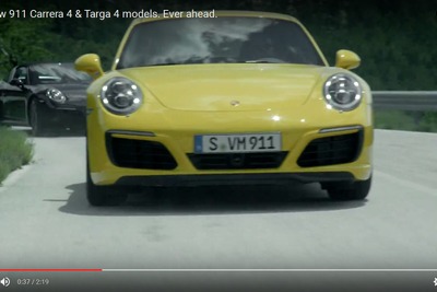 ポルシェ 911 カレラ4 / タルガ4 に改良新型…3.0ターボのパフォーマンス［動画］ 画像