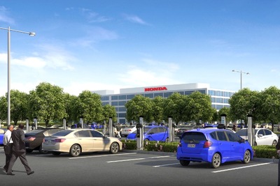 ホンダ、米本社にEV充電スタンド増設…120基追加 画像