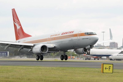 カンタス航空、70年代の塗装を再現した機体を就航へ 画像