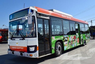 奈良交通、日本最長の路線バスに新型導入…11月2日 画像