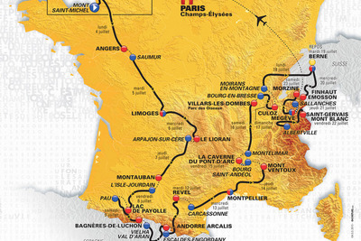 めざすは「悪魔の棲む山」…2016ツール・ド・フランスのコース決定 画像