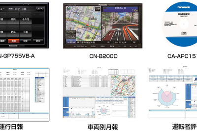 パナソニック、カーナビを活用した業務用車両運行管理システムを拡充 画像