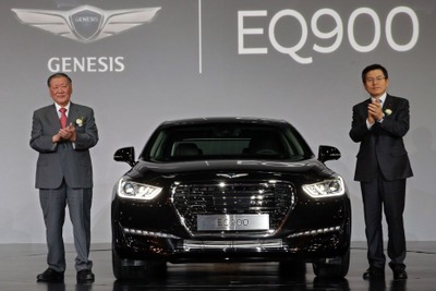 ヒュンダイの高級車ブランド、ジェネシス…最上級サルーン「G90」発表 画像