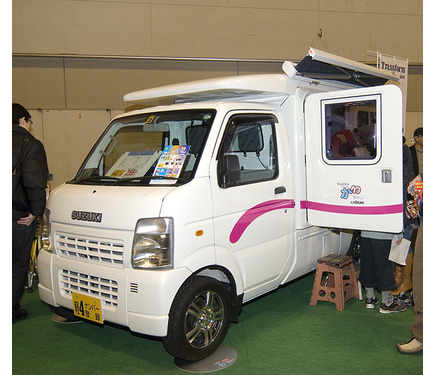 名古屋キャンピングカーフェア 10 トランスフォーム軽キャンパー 5枚目の写真 画像 レスポンス Response Jp