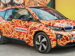 BMW i3 にスパゲッティカー…「アートカーと呼ばないで」 画像