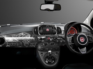 フィアット 500、ちょっとガリレオな限定車…ホイールセンターキャップに円周率 画像