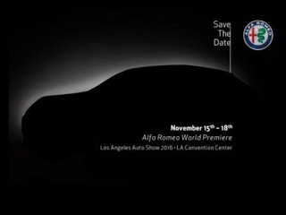 【ロサンゼルスモーターショー16】アルファロメオの新型車、SUVと確定 画像