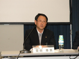 【トヨタ ヴォクシー/ノア 新型発表】トヨタ博物館に豊田章男副社長が登場 画像