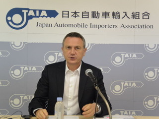 JAIAクロンシュナーブル理事長「輸入車市場は下半期もさらに成長する」 画像