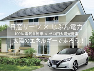 リーフを購入すると太陽光パネルを無料で設置…日産と日本エコシステム 画像
