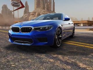 BMW M5 新型、「ニード・フォー・スピード」スマホ版に登場 画像