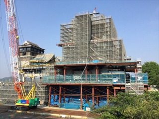 住友ゴムの制震ダンパー、熊本城天守閣の耐震改修工事に採用 画像