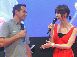篠田麻里子が「ブノアさんに惚れそうです」…アウディ e-tronビジョングランツーリズモ NIGHT 画像