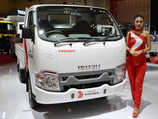 キャブオーバーのピックアップトラック? いすゞ トラガ…インドネシアモーターショー2018 画像