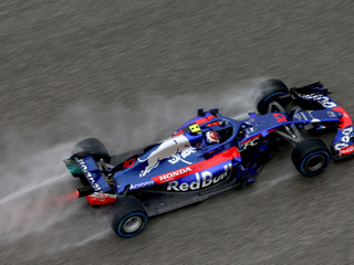 【F1 アメリカGP】悪天候のフリー走行2でトロロッソ・ホンダのガスリーが2番手タイム 画像