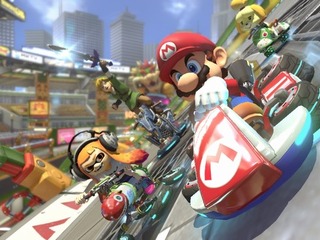 『マリオカート8』を野球場のバックスクリーン大画面でプレイしたよ!…人に見られるとは思ってなかったけど 画像