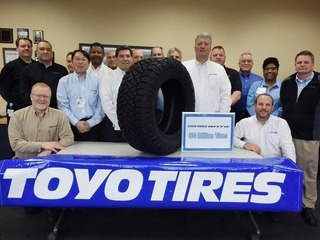 トーヨータイヤ、米国タイヤ工場の累計生産本数5000万本突破 画像