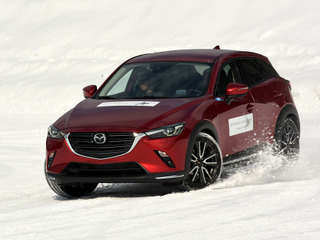 マツダ i-ACTIV AWDとGVCの進化を雪上で実感… マツダ3 と CX-3プロトタイプ で試す 画像