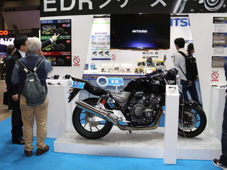 ミツバ、ETC車載器の技術をフィードバックした2輪用ドライブレコーダーを発表…東京モーターサイクルショー2019 画像
