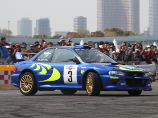 今年もインプレッサWRCが登場! 新井敏弘がお台場で全開アタック…モータースポーツジャパン2019 画像