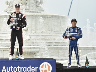 【INDYCAR 第7戦】佐藤琢磨が3位、デトロイト“ダブルヘッダー”初戦でインディ500に続く好成績…優勝はニューガーデン 画像