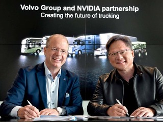 ボルボグループ、エヌビディアと戦略的提携…自動運転トラック向けAIプラットフォーム共同開発へ 画像