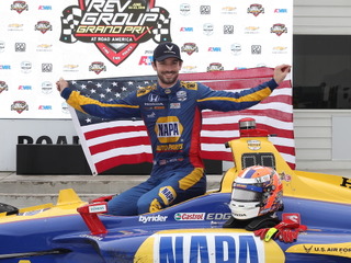 【INDYCAR 第10戦】アレクサンダー・ロッシが圧倒的な強さで今季2勝目、シリーズ首位に接近…佐藤琢磨は決勝10位 画像