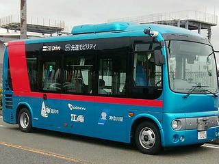 小田急とSBドライブ、江の島周辺公道で自動運転バス実証実験を実施 8月21-30日 画像