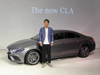 【メルセデスベンツ CLA 新型】上野社長「初代の特徴にさらに磨きをかけた」 画像