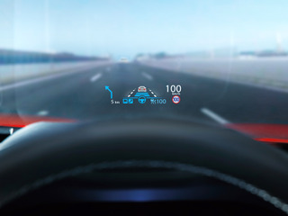【日産 スカイライン 新型】パナソニックのHUDを採用、業界最小クラスの小型化実現 画像