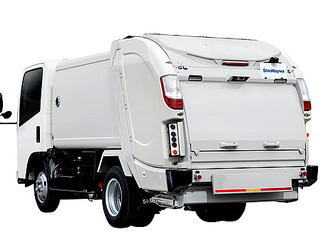 新明和、2・3トン車級回転板式塵芥車の新モデルを発売 基本性能と使いやすさ向上 画像