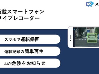 AIで危険を知らせるドラレコアプリ「スマートくん」、iOS版リリース 画像