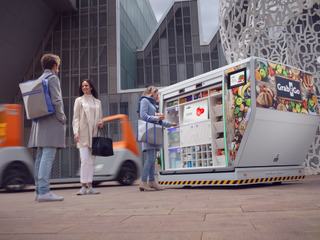 リンスピードの完全自動運転EV、車台からボディ脱着で移動販売車にも…CES 2020で発表へ 画像