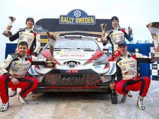 【WRC 第2戦】雪不足のスウェーデン戦、トヨタ1-3-4で今季初V…優勝はエバンス、19歳ロバンペラが3位に 画像