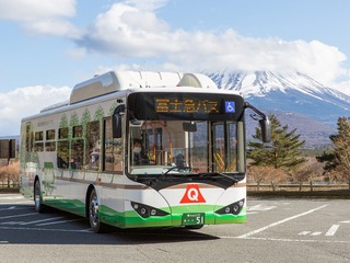 富士急グループ、山梨県内初の電気バス導入…3月16日より富士五湖エリアで運行開始 画像
