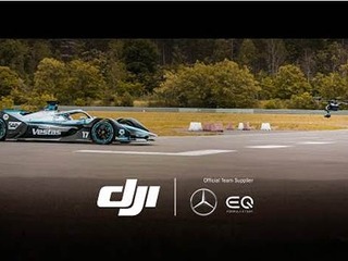 DJI、メルセデスベンツEQフォーミュラEチームの公式サプライヤーに決定…最新空撮技術で感動と興奮を提供 画像