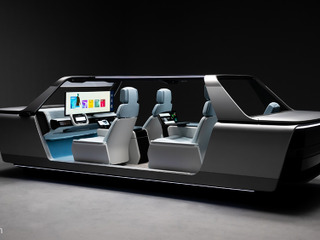 サムスンの近未来コクピット、PC作業やゲームが可能…CES 2021 画像
