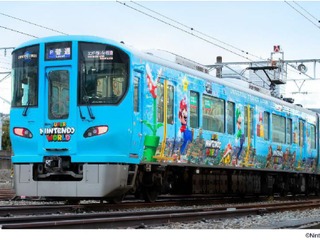 USJ『スーパー・ニンテンドー・ワールド』のラッピング電車…大阪環状線とJRゆめ咲線 画像