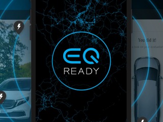 メルセデスベンツ Vクラス のEV、『EQV』を仮想体験…スマホアプリで航続などを確認 画像