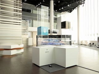 「ドライブタワー」展示中、電気の走りとガソリンの走りを体感…日産ギャラリー 画像