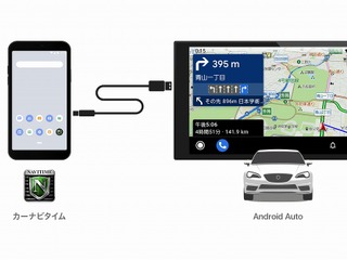 カーナビタイム、Android Autoに対応…国内専用カーナビアプリでは日本初 画像