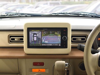 スズキ ラパン などの全方位モニターを市販ナビに表示…純正互換ボタンスイッチも付属 画像