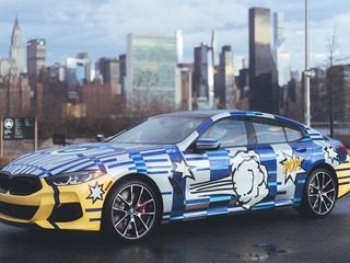 現代アートの巨匠がデザイン、BMW 8シリーズの限定モデルをチャリティオークション販売 画像