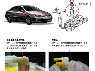 【リコール】プジョーシトロエン 5車種…燃料漏れ 画像